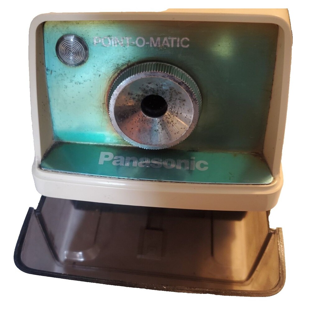 Vintage Panasonic KP-33A Point-O-Matic Electric Pencil Sharpener Tested Works
